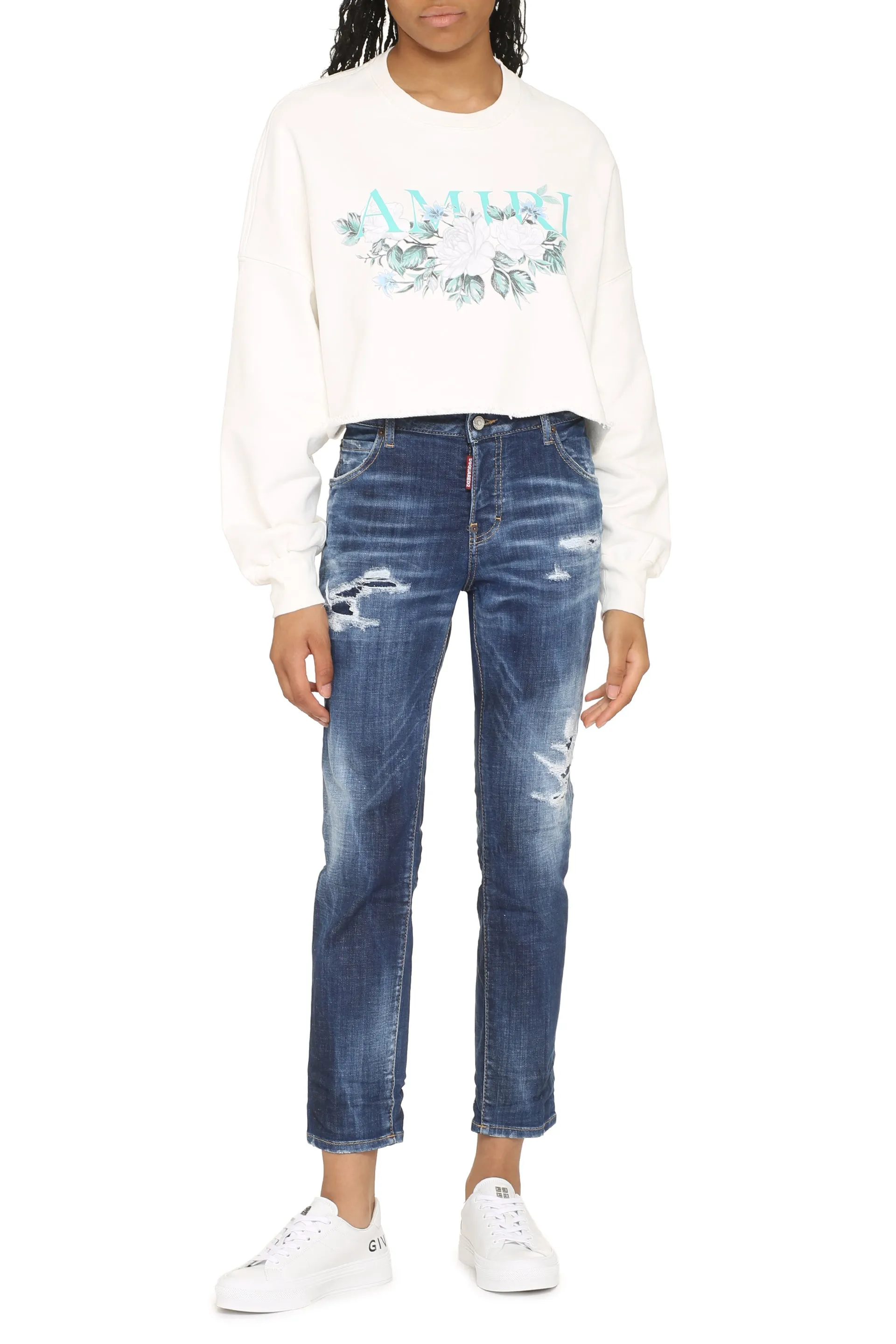 AMIRI Felpa in cotone con logo